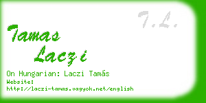 tamas laczi business card